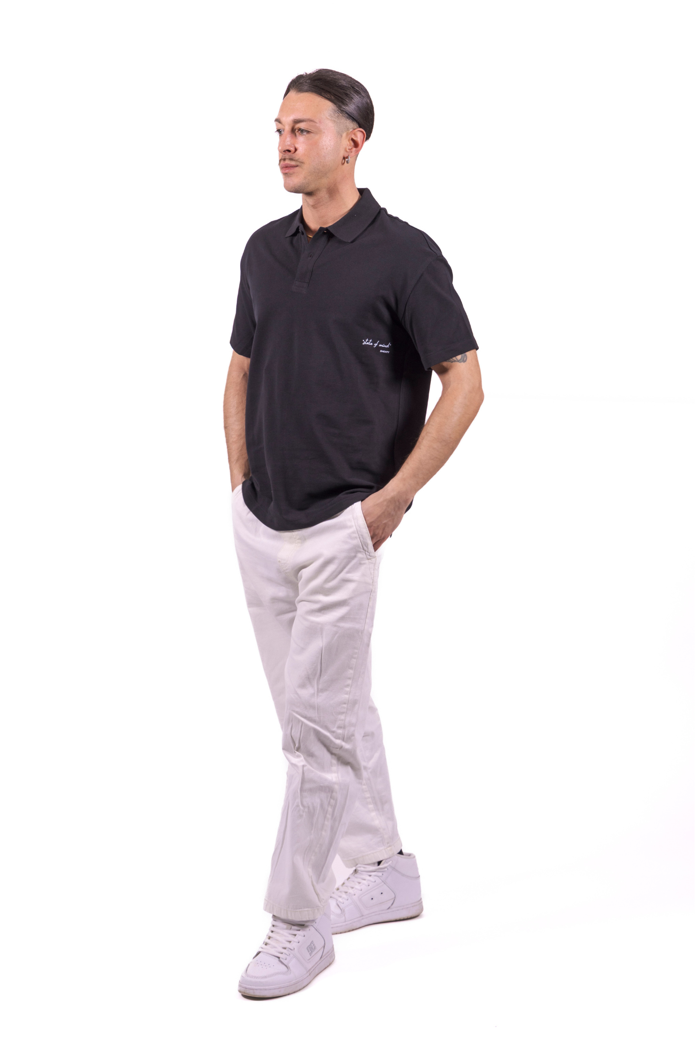 Polo Oversized - Nero | Shenty