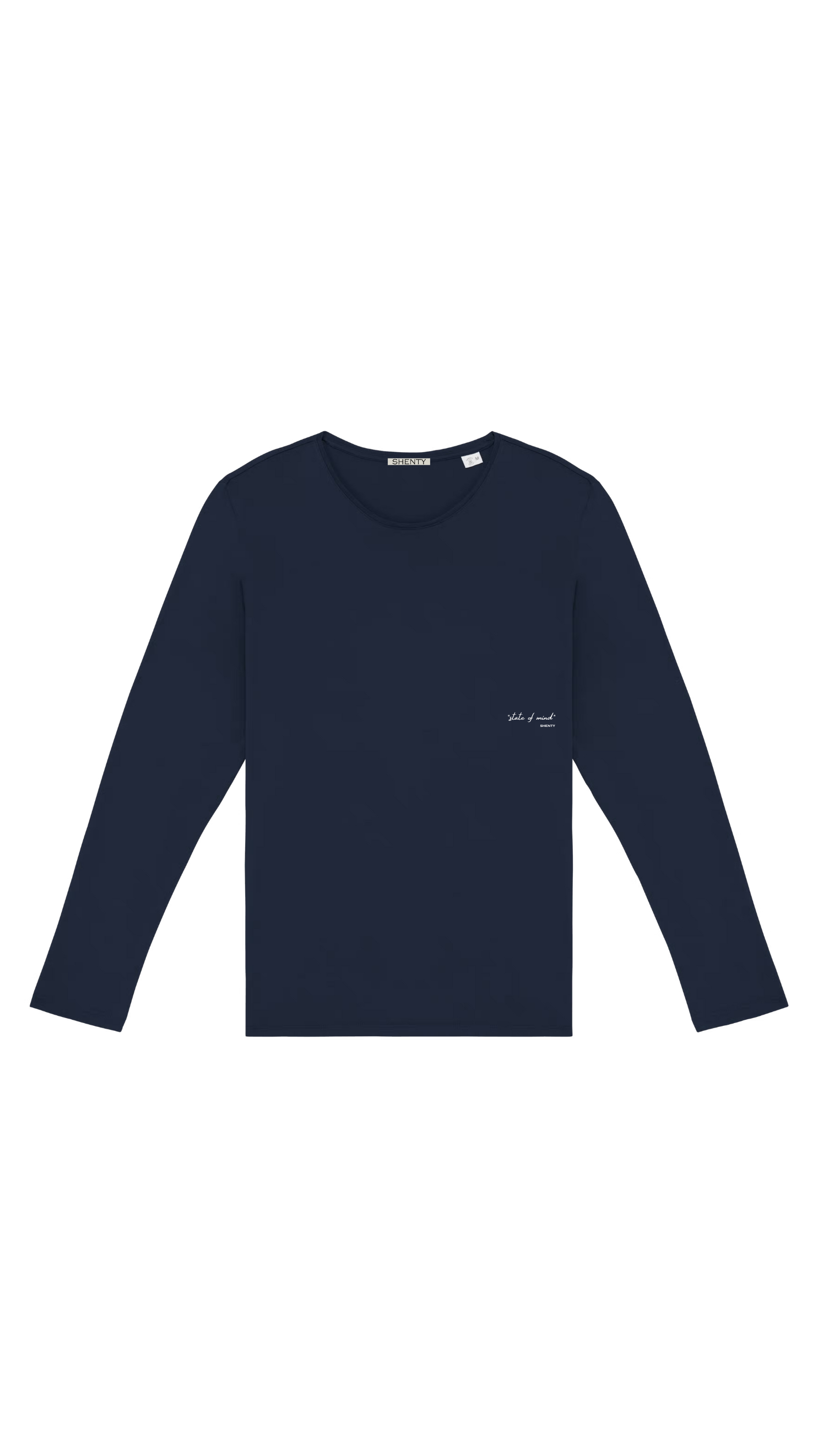 T-shirt Manica Lunga Bio - Blue Navy | Shenty
