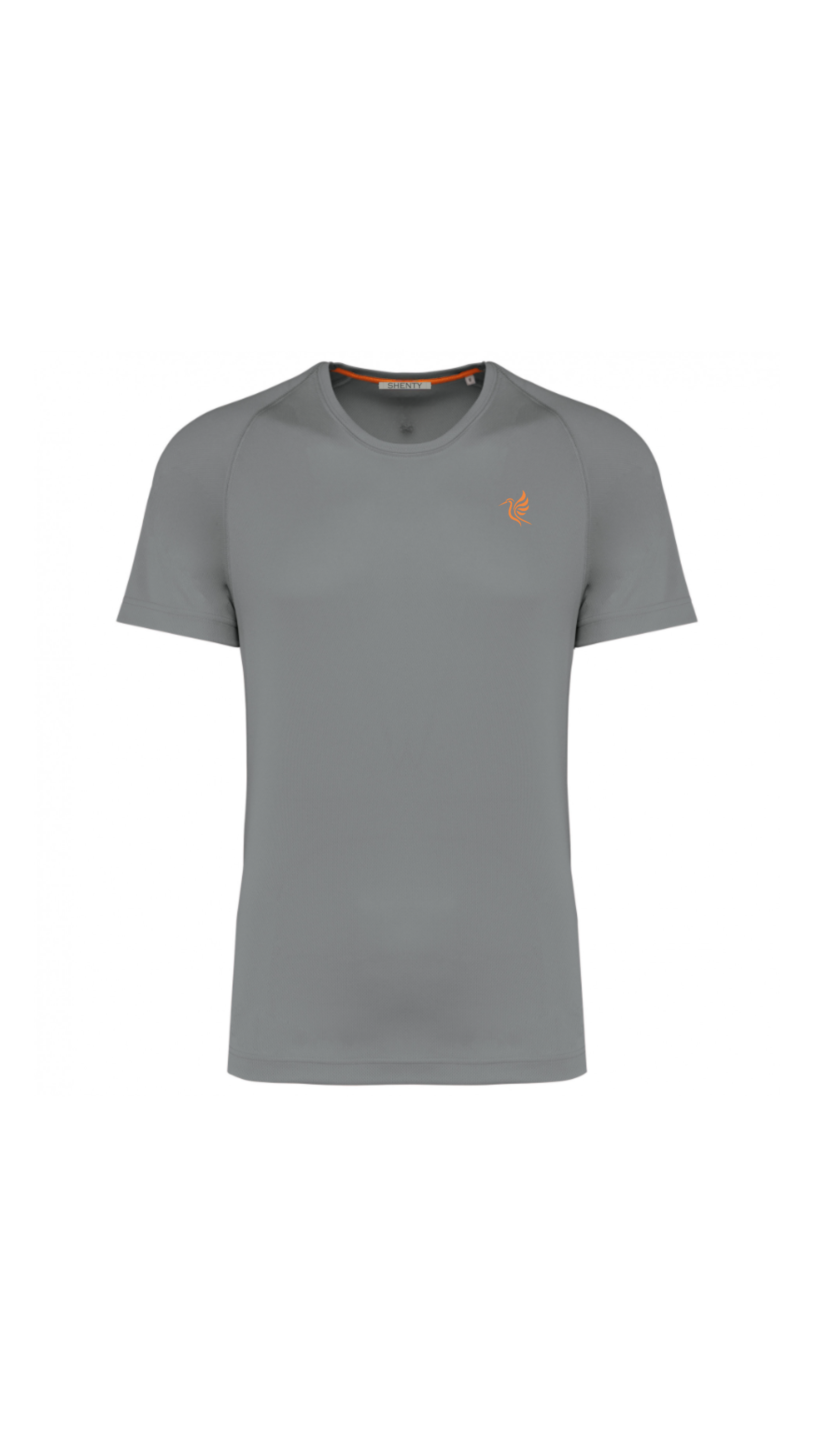 T-shirt Sport in tessuto riciclato - Grey