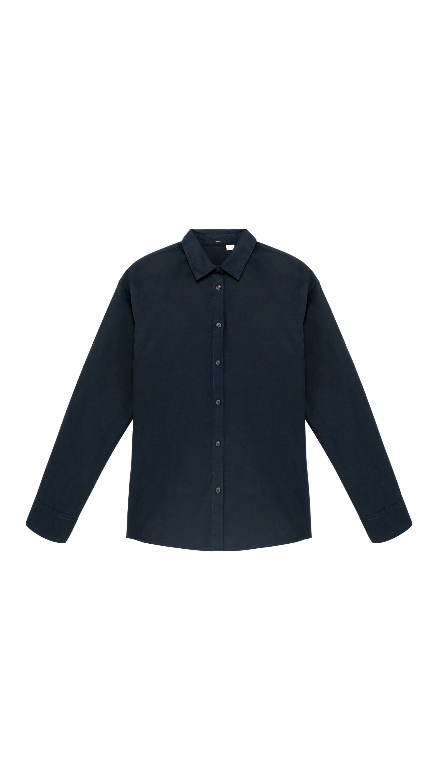 Camisa de franela orgánica - Negro