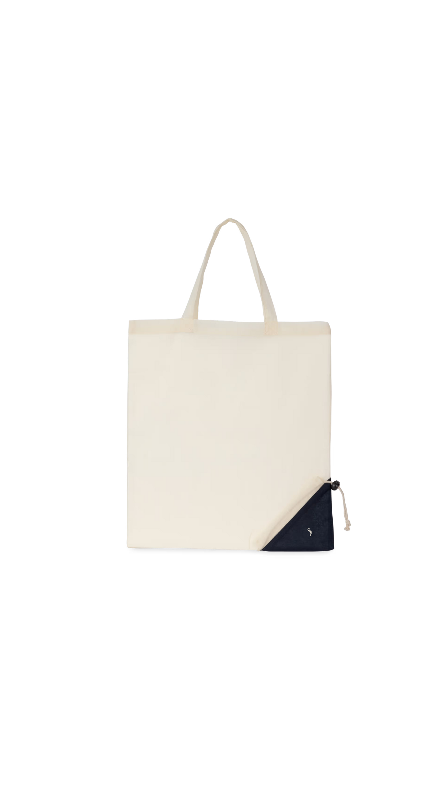 Shopper Pieghevole in Cotone Organico - 2 Colori