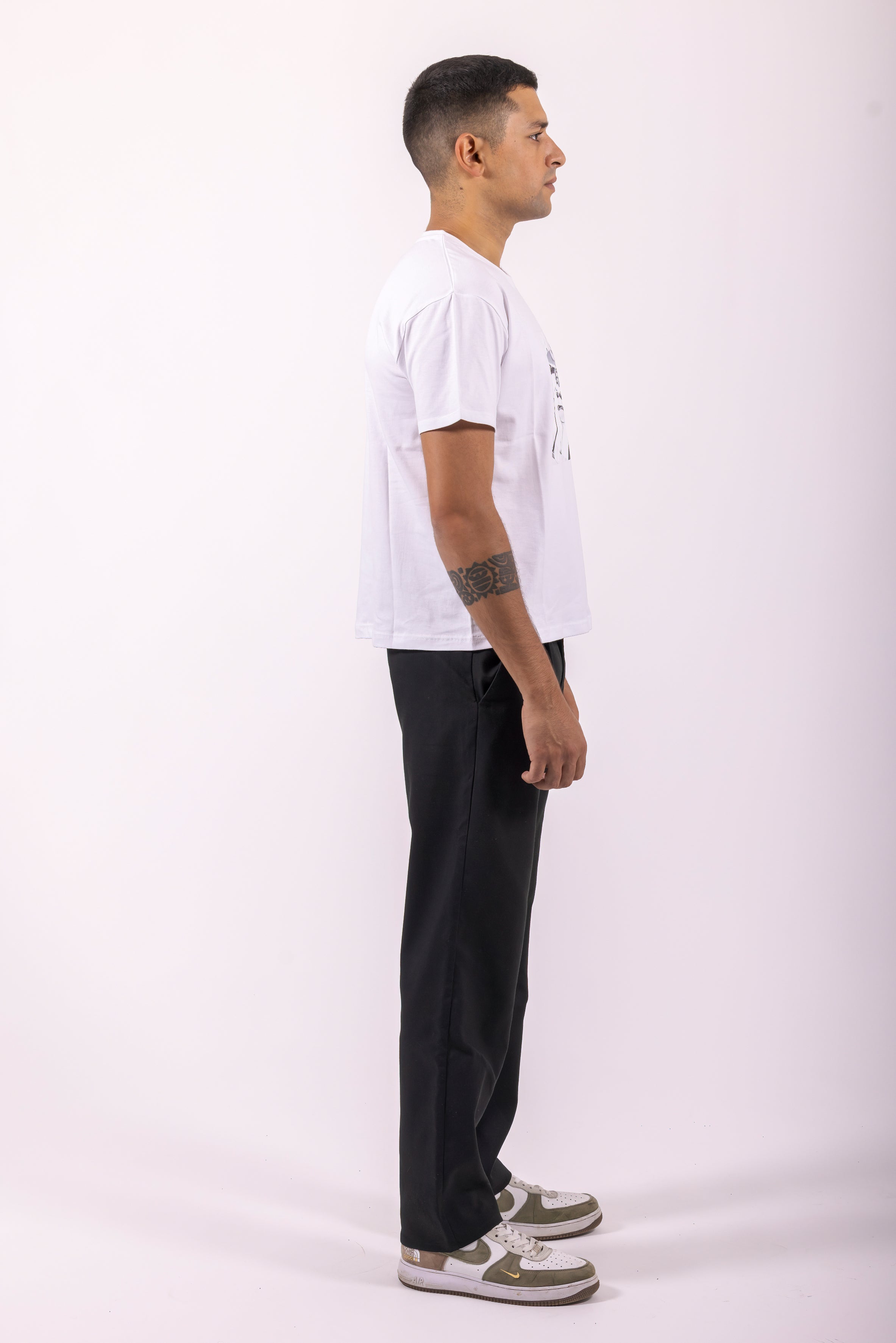 #9 T-shirt Organic Cropped "The Beauty & The Monkey"