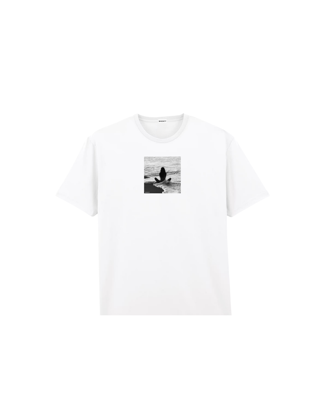 #25 T-shirt Bio Cropped "On The Beach"