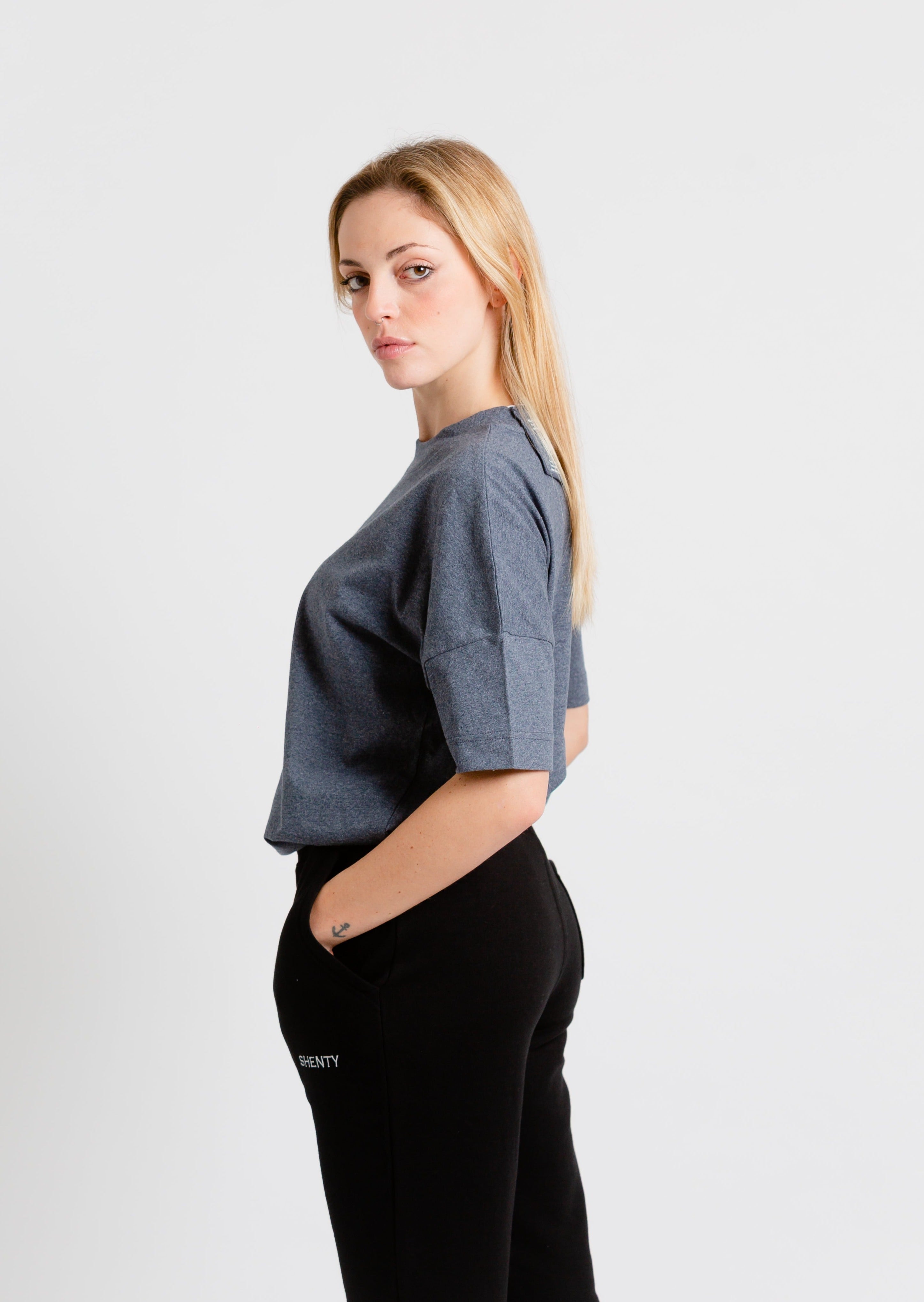 T-shirt oversized cotone riciclato 7