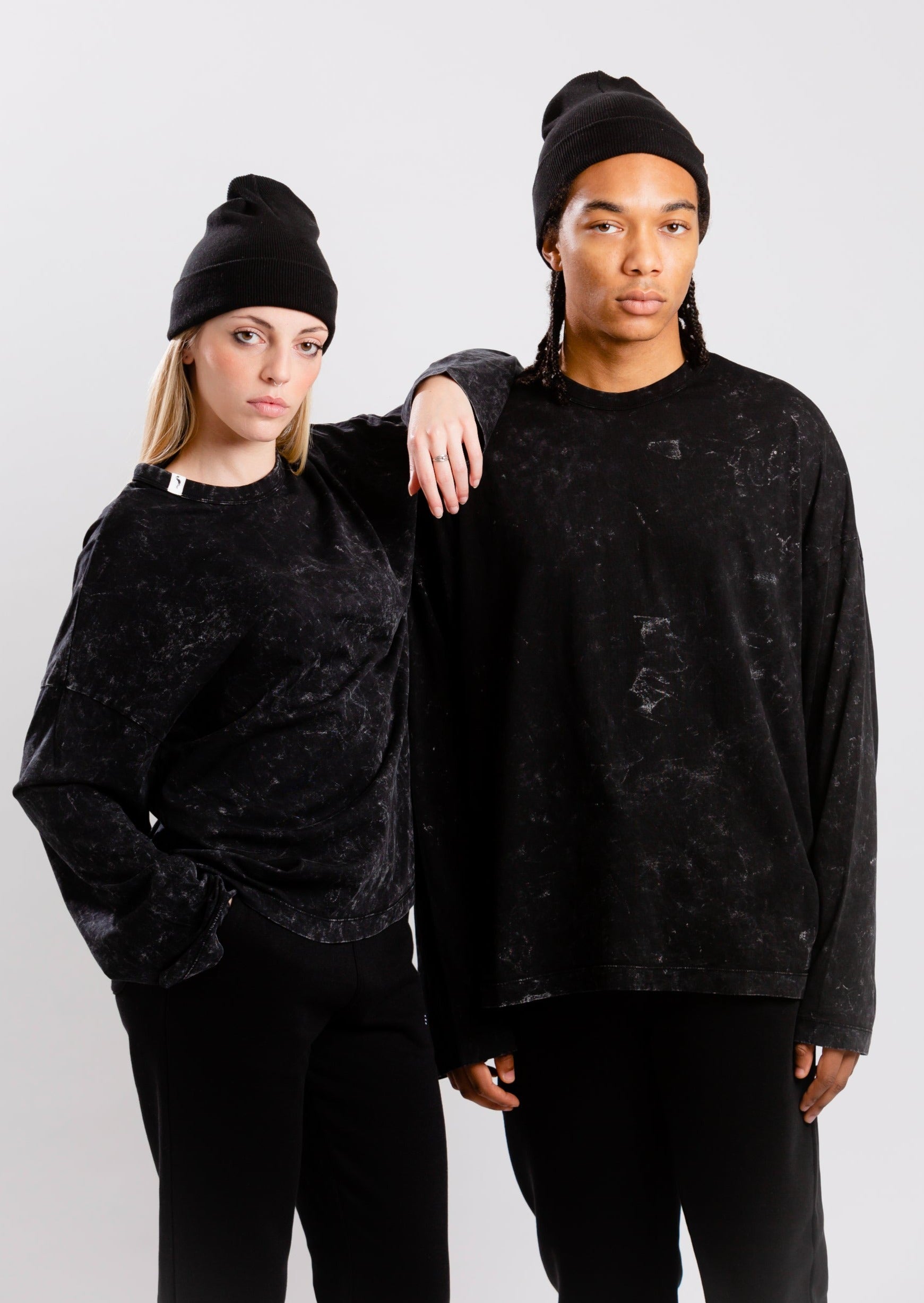 Berretto cotone organico Nero 3