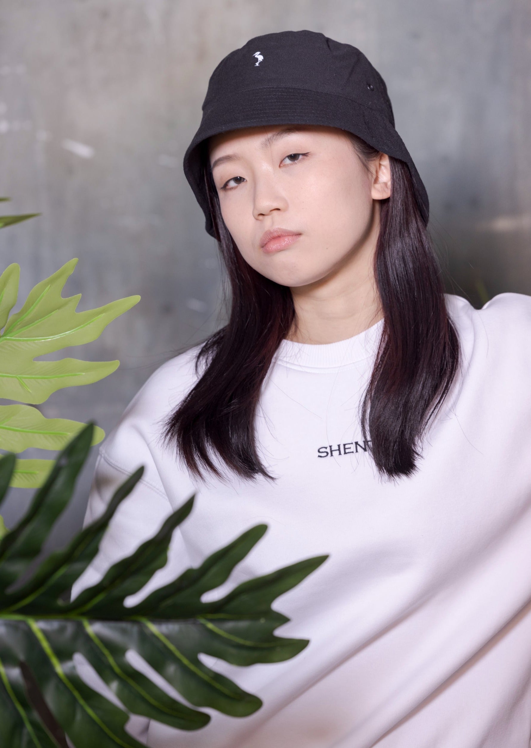 Cappello pescatore cotone organico nero 2