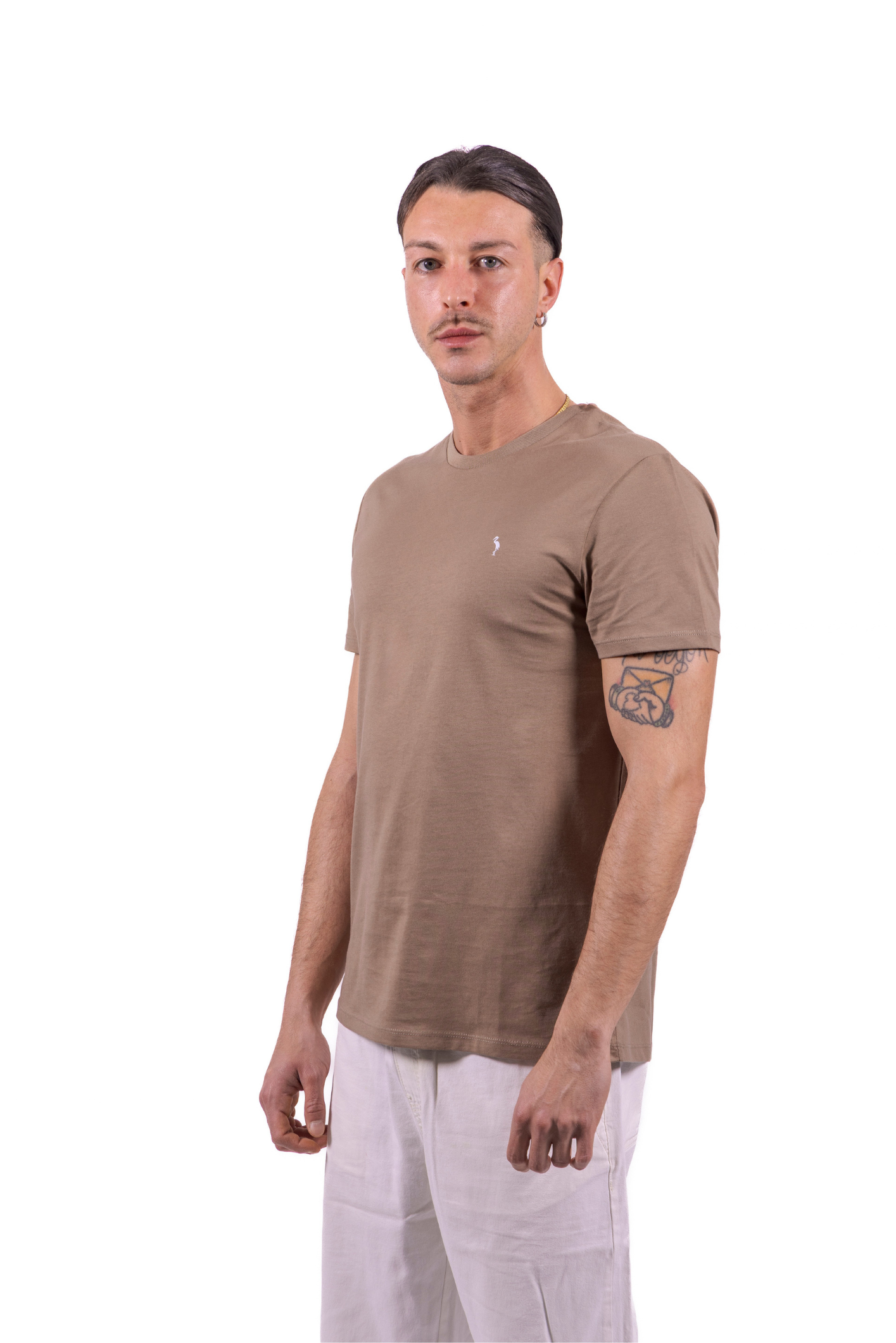 T-shirt in Cotone Biologico - Legno di Quercia | Shenty