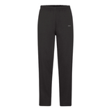 Pantalón de chándal unisex con pernera abierta en algodón orgánico - Negro | shenty