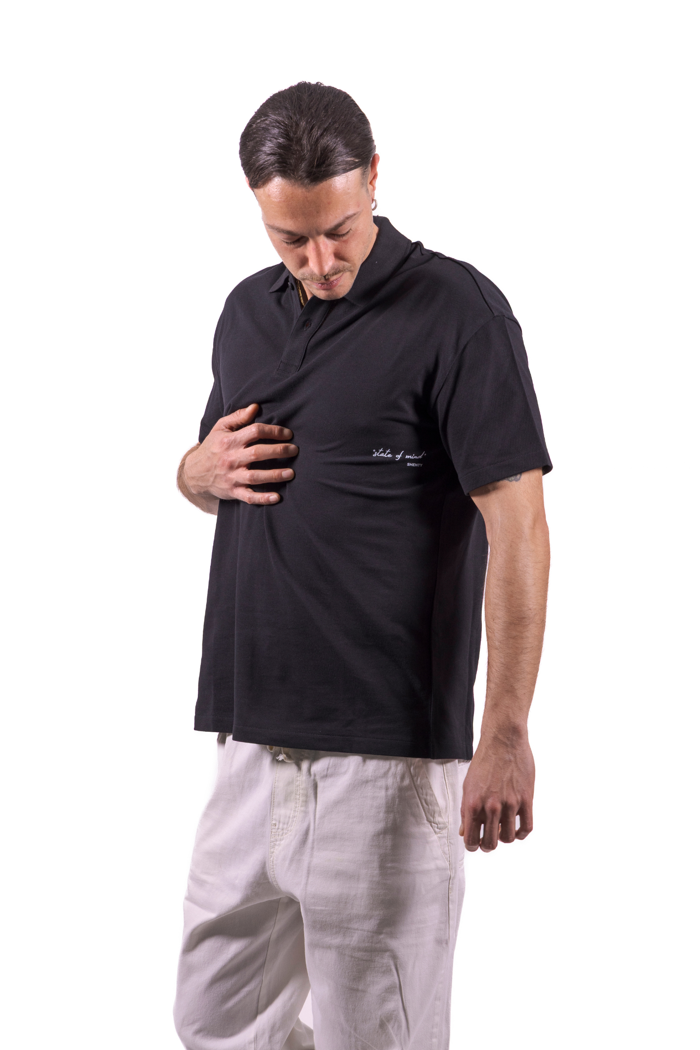 Polo Oversized - Nero | Shenty