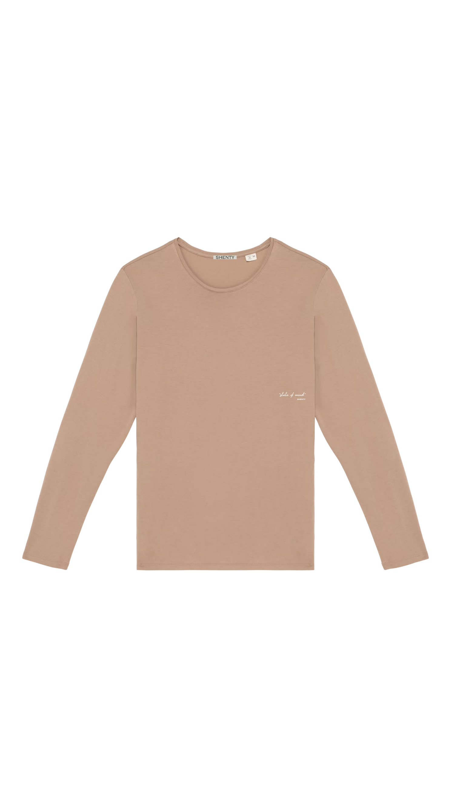T-shirt Manica Lunga Bio - Caffèlatte | Shenty