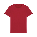 T-shirt in Cotone Biologico - Rosso Ibisco | Shenty