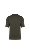 T-shirt Oversized in Cotone Biologico - Olive Dust | Shenty