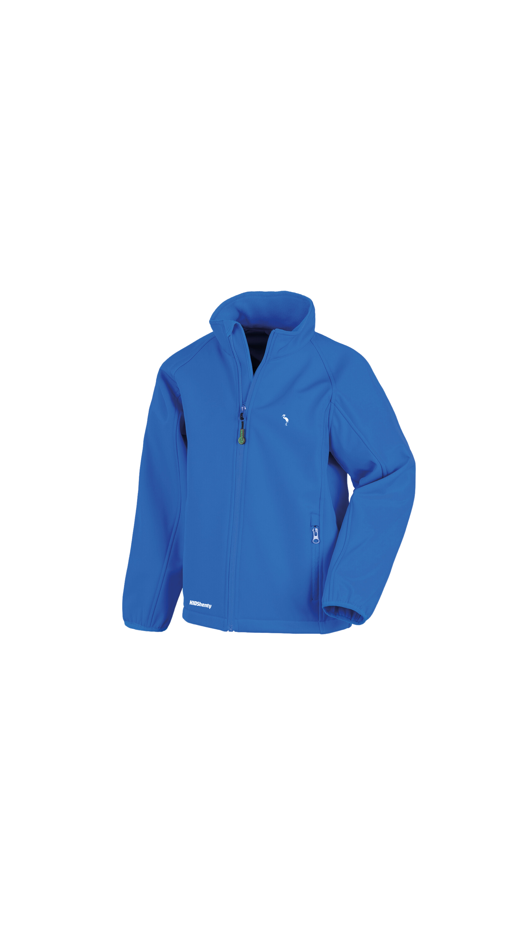 Giacca Kid Softshell Recycled - Blu Reale