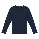 T-shirt Manica Lunga Bio - Blue Navy | Shenty