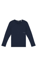 T-shirt Manica Lunga Bio - Blue Navy | Shenty