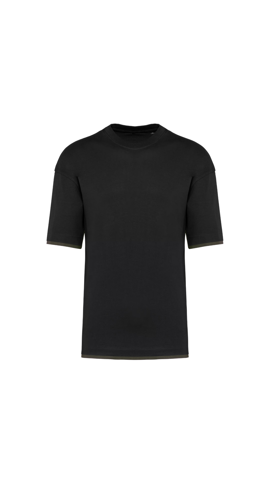 T-shirt Oversized in Cotone Biologico - Nero | Shenty