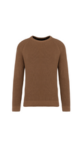 Pullover Cotone Biologico in Maglia Grossa - Caramello Bruno | Shenty