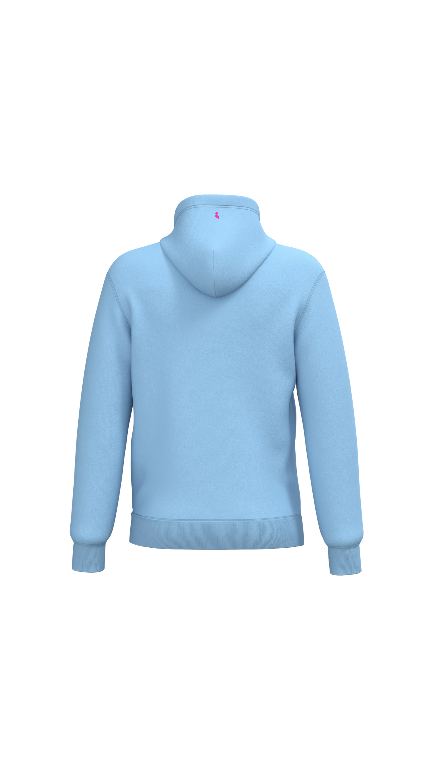Felpa Recycled con Cappuccio - Sky Blue | Shenty