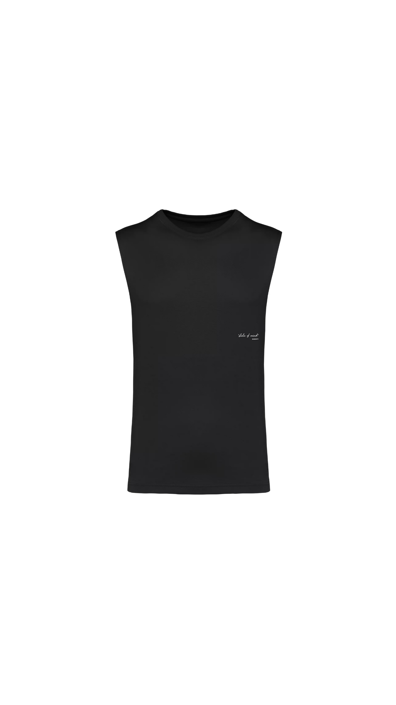 Sleeveless T-shirt - Black | Shenty