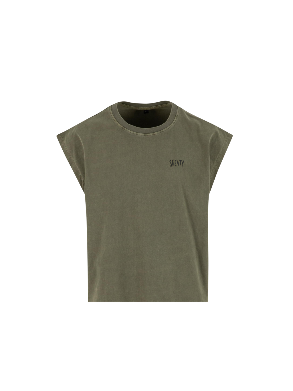#42 T-shirt Cropped Oversized "Faded Boat"