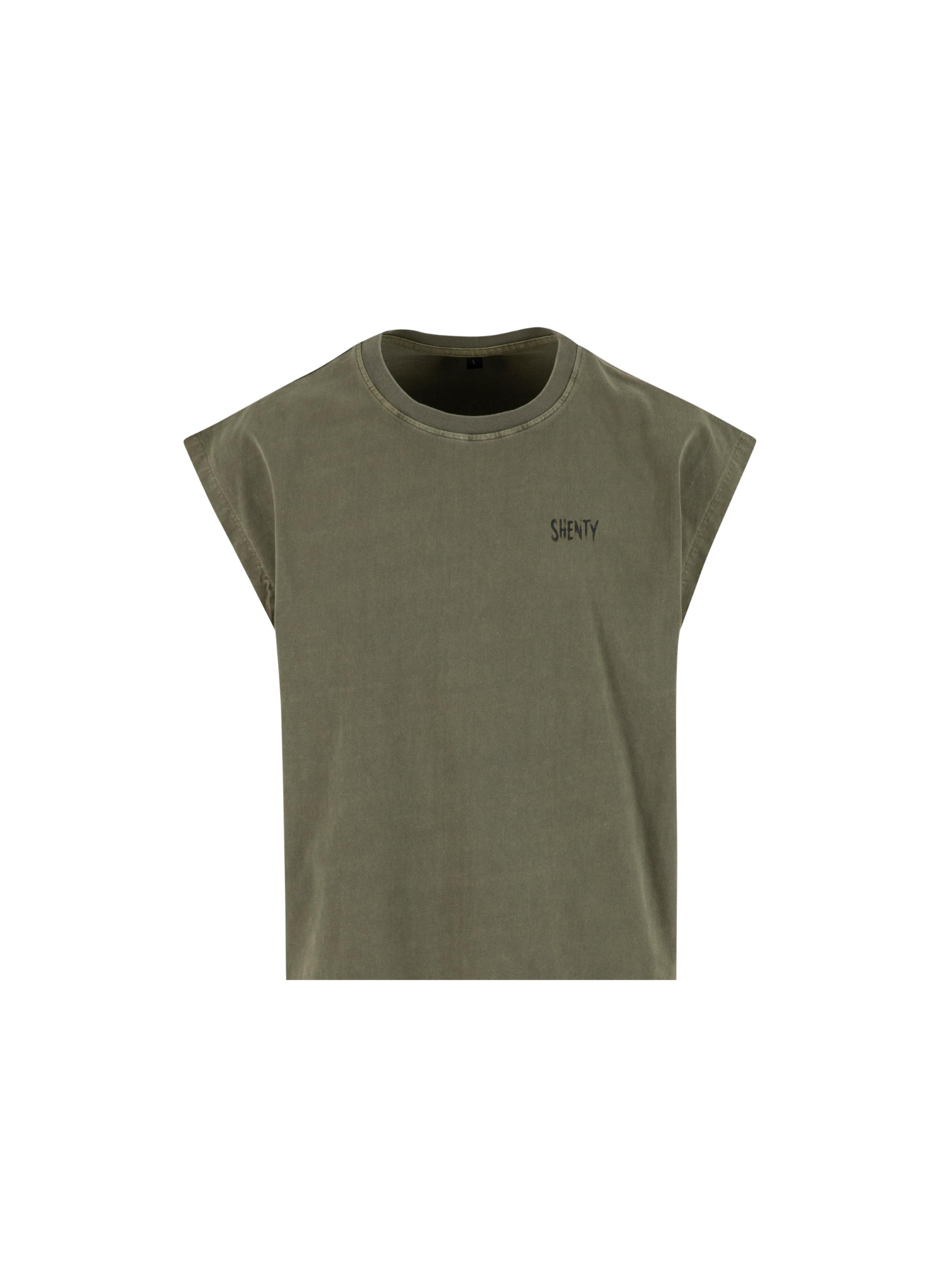 #42 T-shirt Cropped Oversized "Faded Boat"