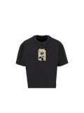 #41 T-shirt Cropped Oversized "Faded Rose"