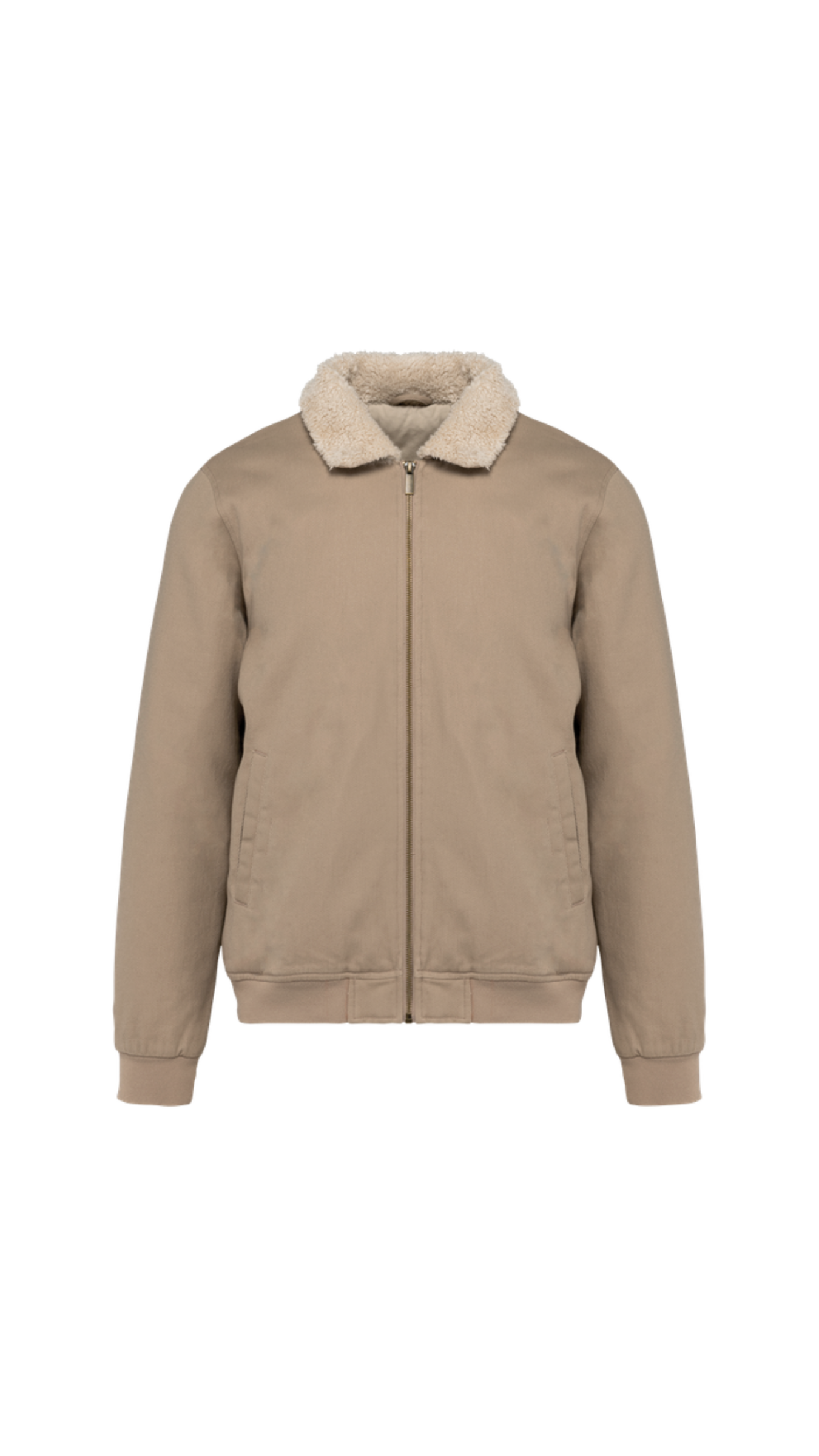 Giacca unisex in cotone bio, ideale per uno stile versatile e sostenibile.