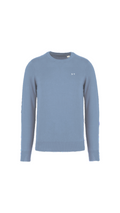 Pullover in 100% cotone biologico azzurro