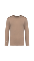 Organic Long Sleeve T-shirt - Coffee