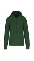 Zip Hoodie Logo - Verde Foresta