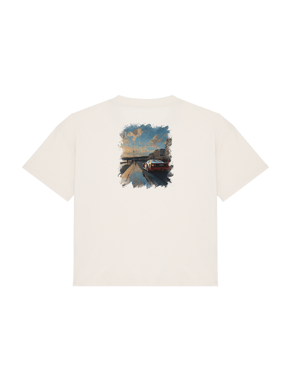 #43 T-shirt Oversized "Mosaic Fast-Car"