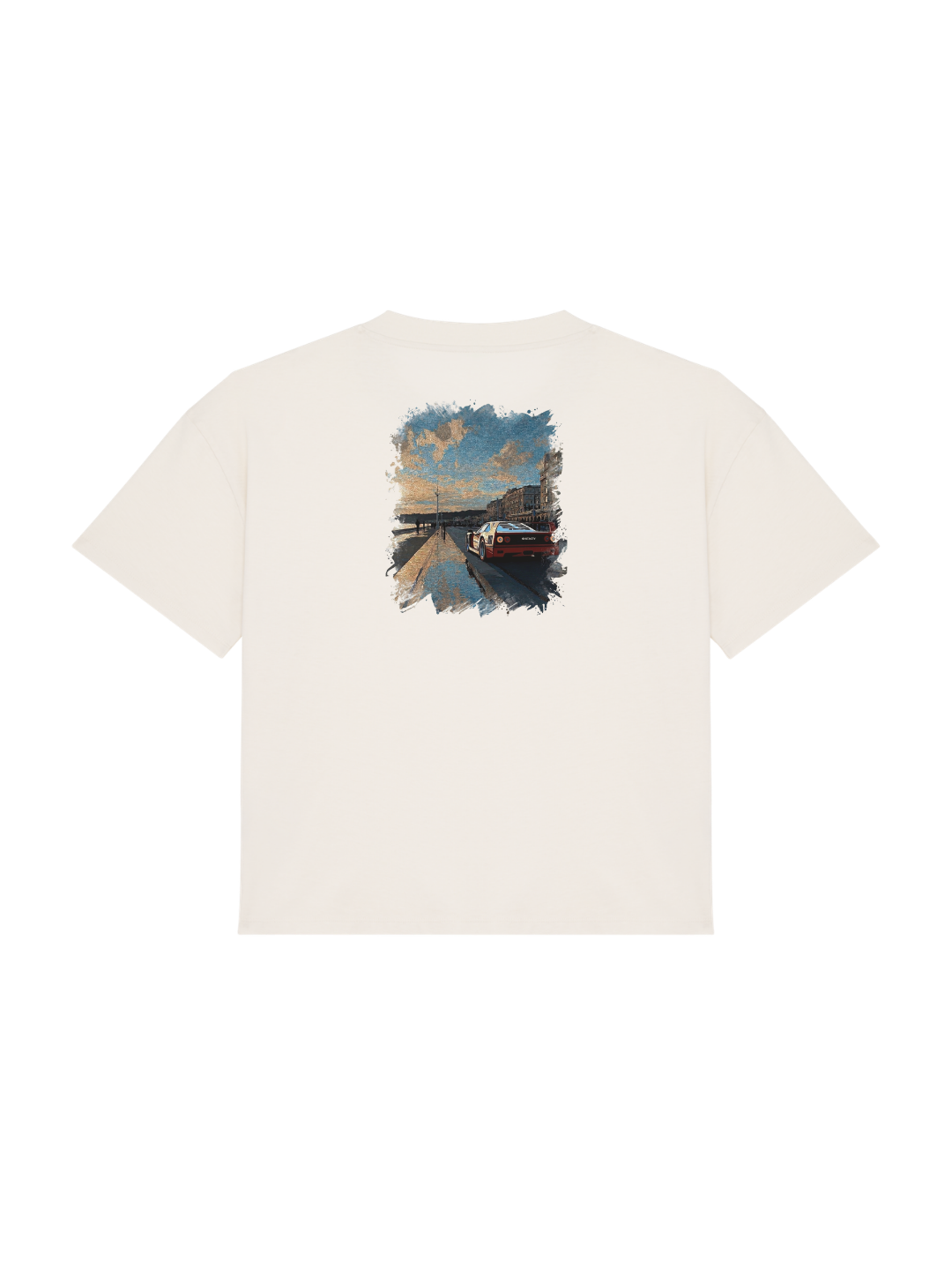 #43 T-shirt Oversized "Mosaic Fast-Car"