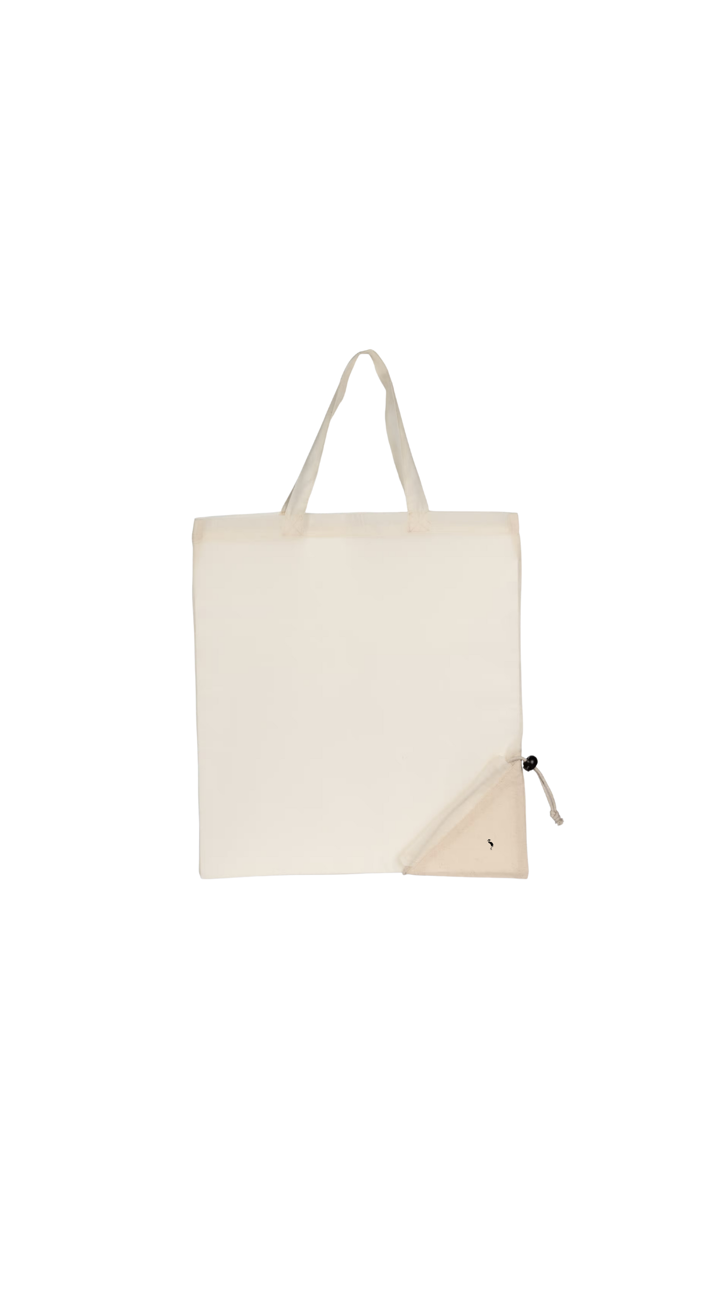 Shopper Pieghevole in Cotone Organico - 2 Colori