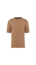 T-shirt Oversized in Cotone Biologico - Camel | Shenty