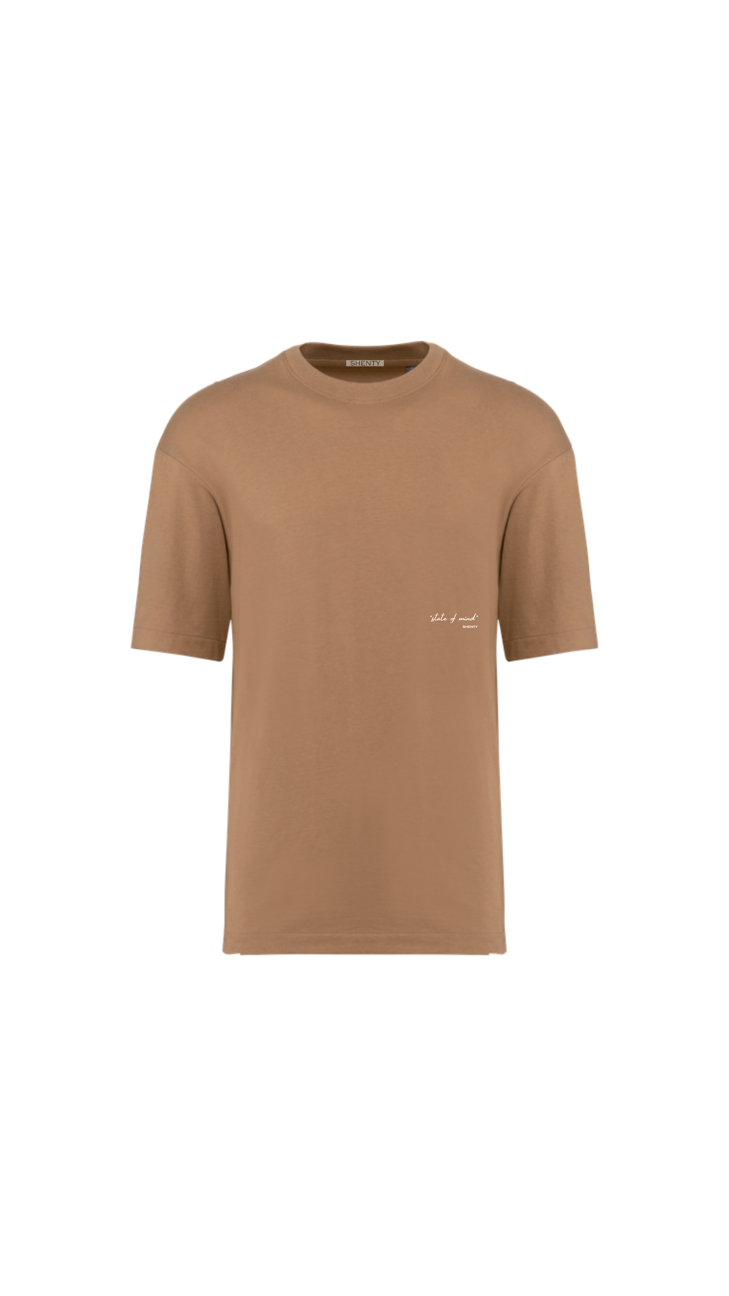 T-shirt Oversized in Cotone Biologico - Camel | Shenty