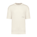 T-shirt Oversized in Cotone Biologico - Latte di Cocco | Shenty