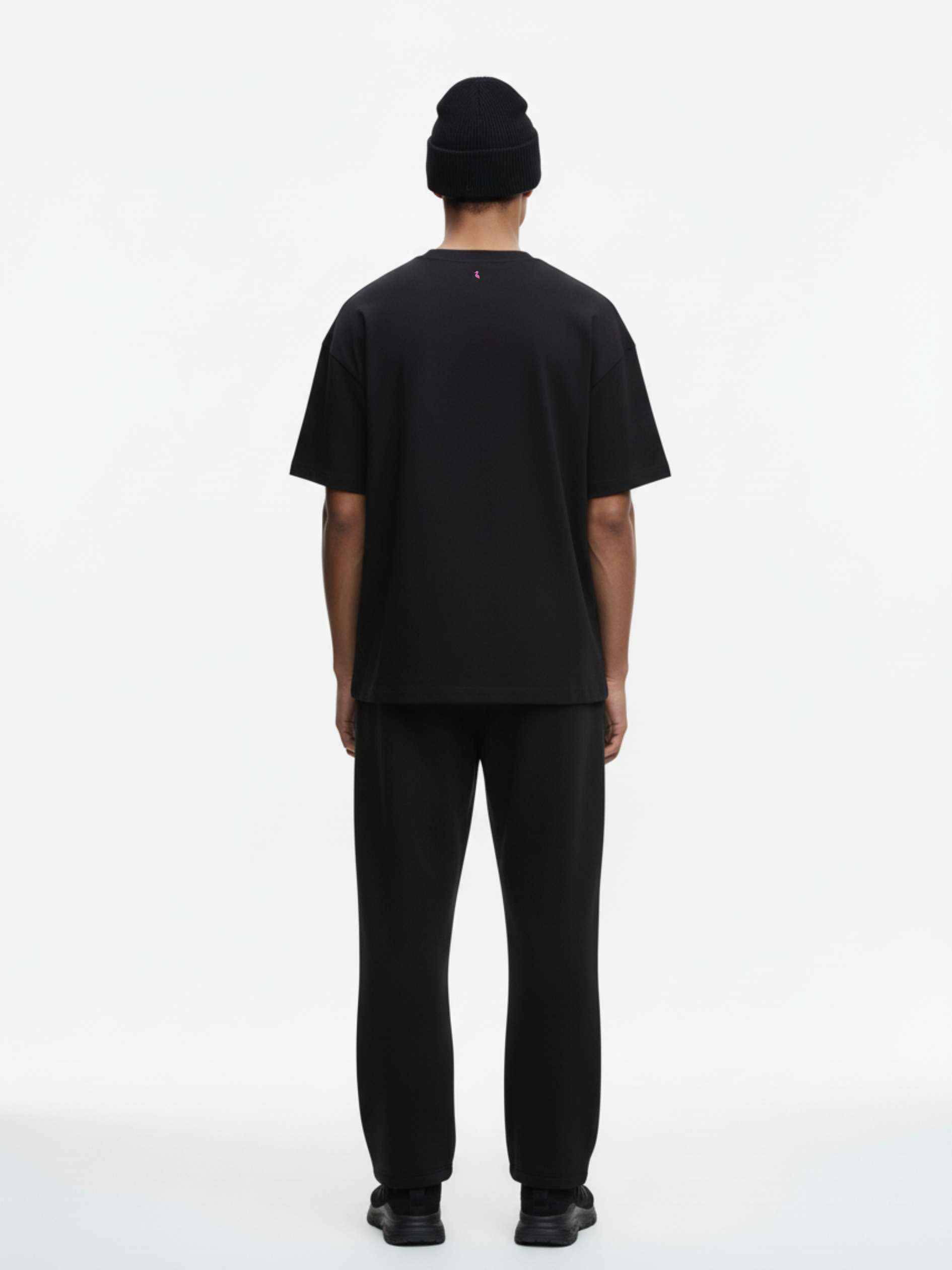 T-shirt Oversized in Cotone Biologico - Nero | Shenty
