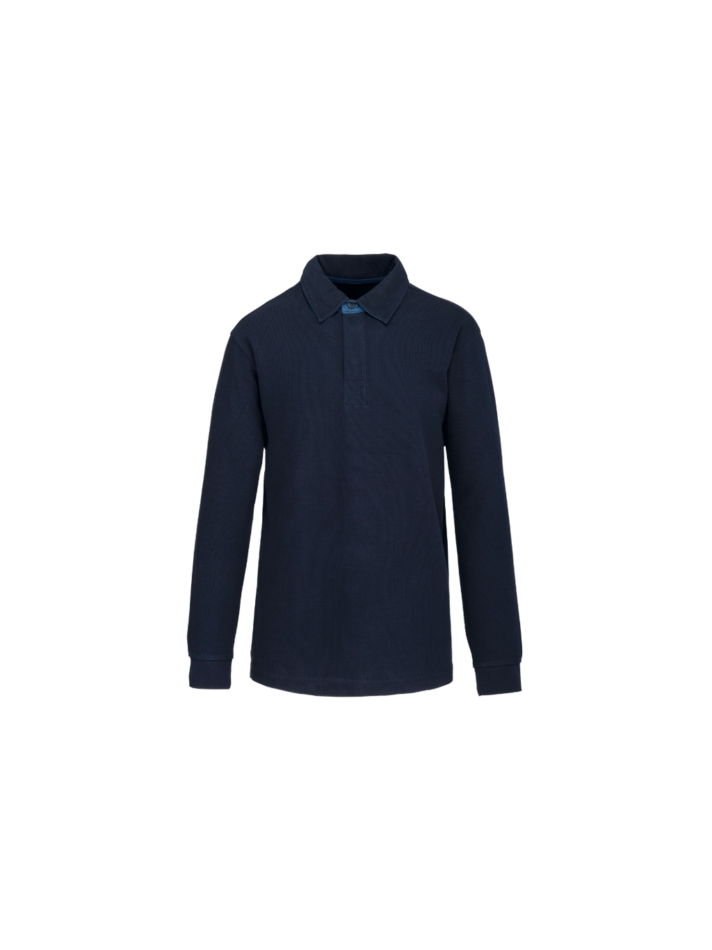 Polo a Coste in Cotone Biologico - Blue Navy | Shenty