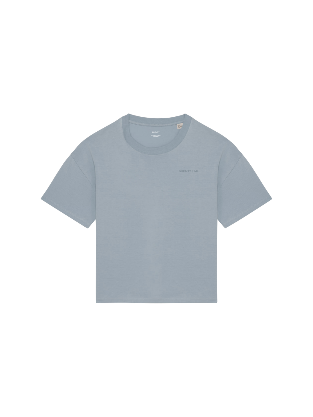 T-shirt Cropped  Oversize in cotone biologico - 4 Colori | Shenty