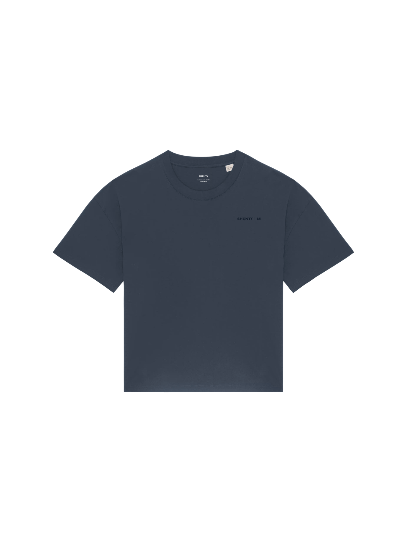 T-shirt Cropped  Oversize in cotone biologico - 4 Colori | Shenty