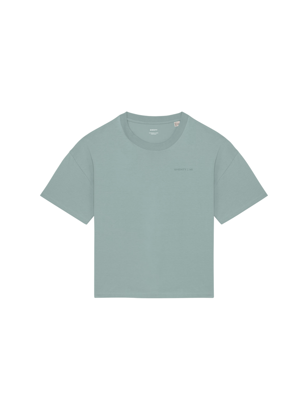 T-shirt Cropped  Oversize in cotone biologico - 4 Colori | Shenty