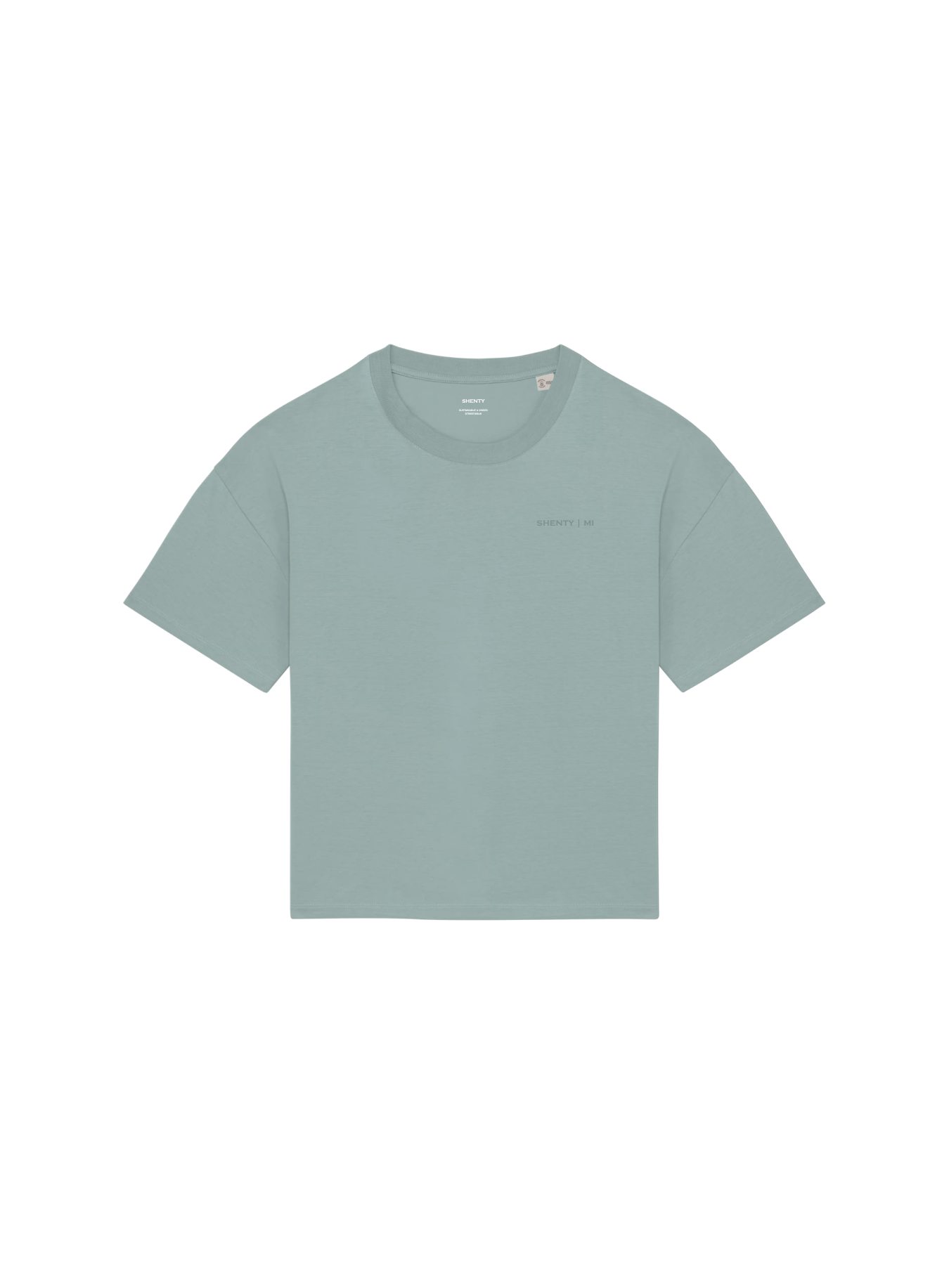 T-shirt Cropped  Oversize in cotone biologico - 4 Colori | Shenty