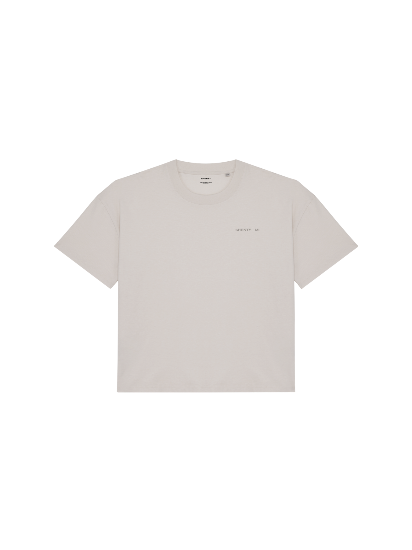 T-shirt Cropped  Oversize in cotone biologico - 4 Colori | Shenty