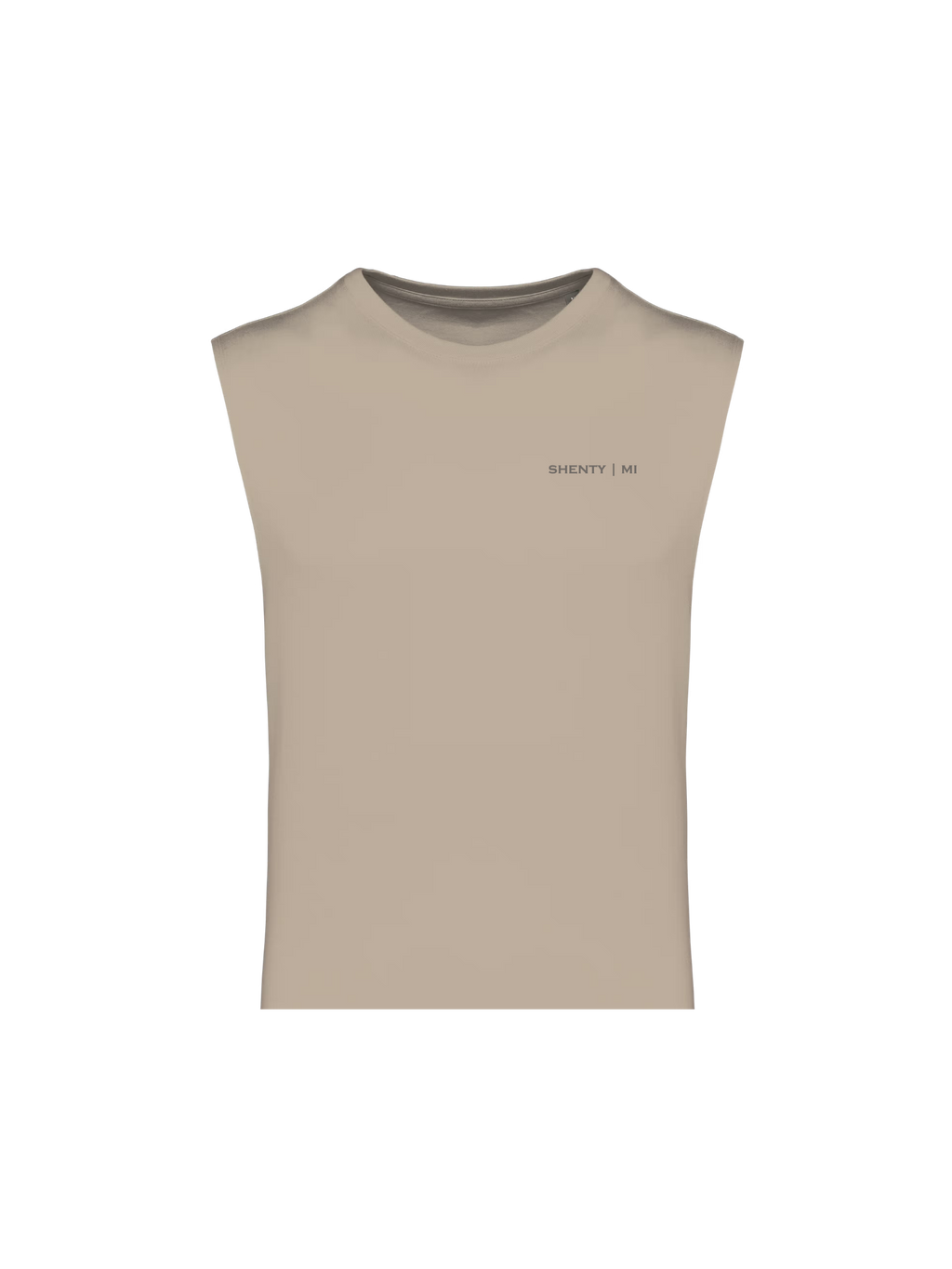 T-shirt senza maniche - Cappuccino | Shenty