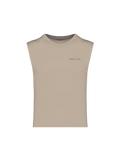 T-shirt senza maniche - Cappuccino | Shenty