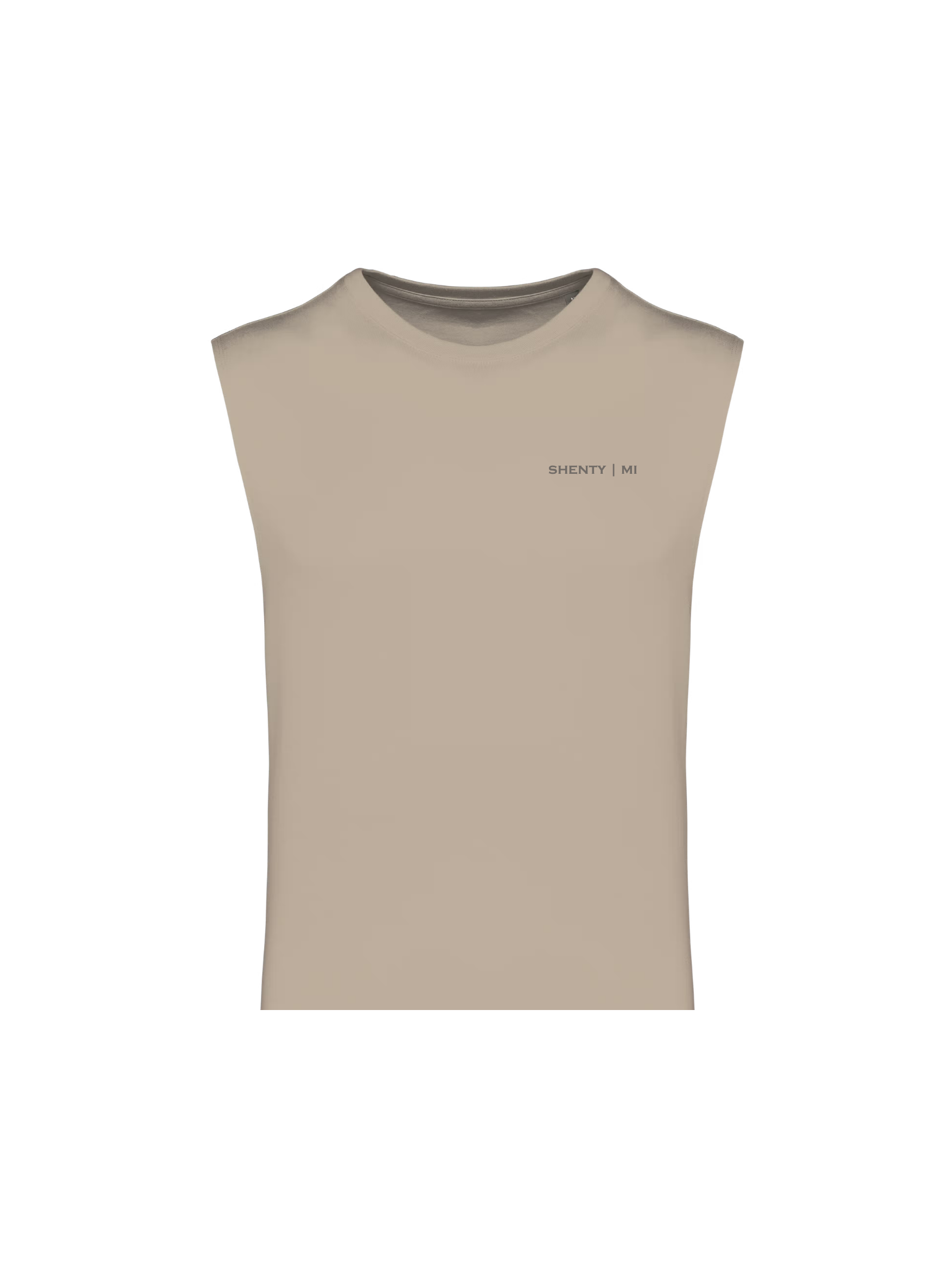 T-shirt senza maniche - Cappuccino | Shenty