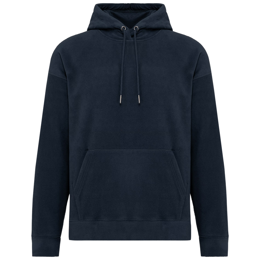 Felpa Hoodie Oversized in Pile Riciclato - Blue Navy | Shenty
