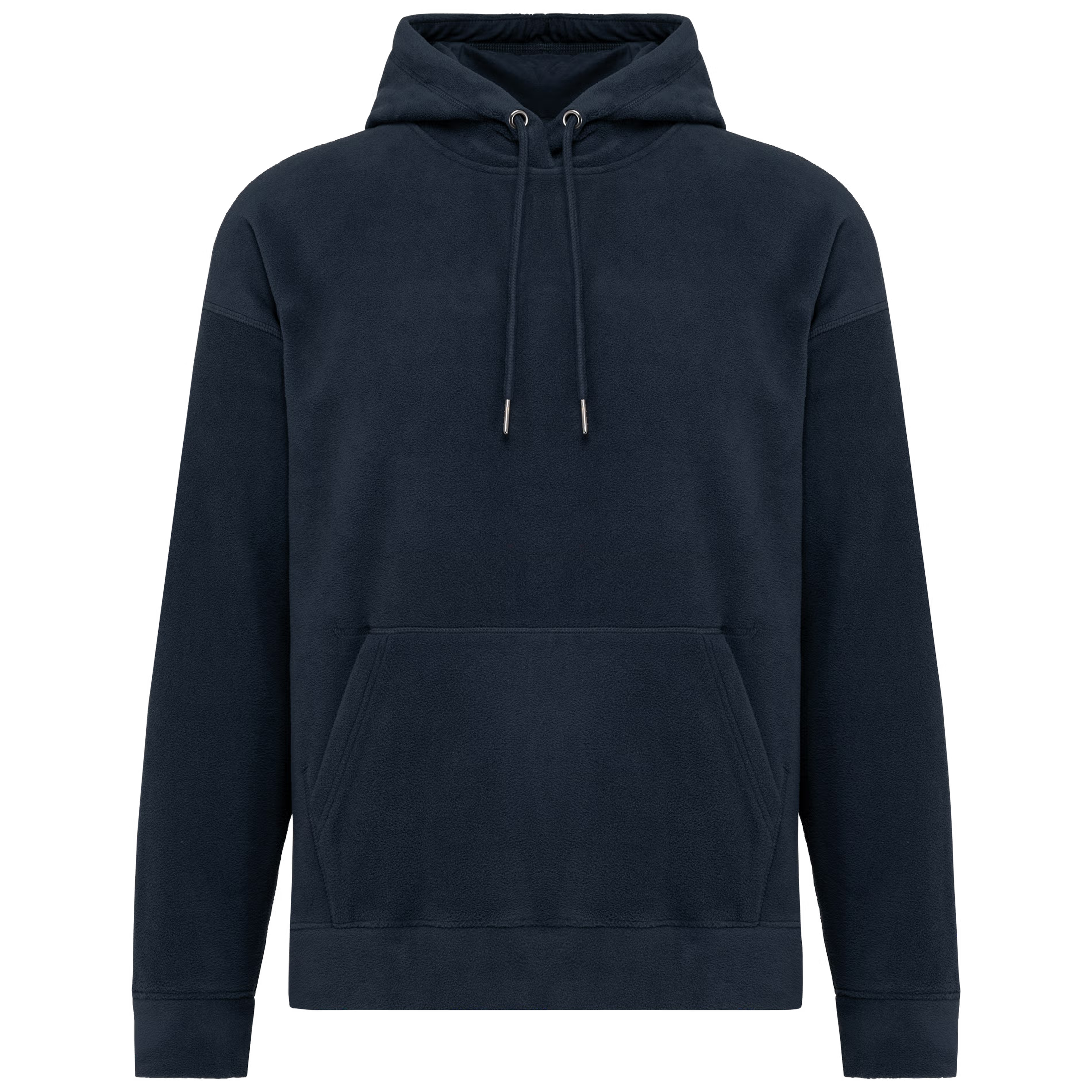 Felpa Hoodie Oversized in Pile Riciclato - Blue Navy | Shenty