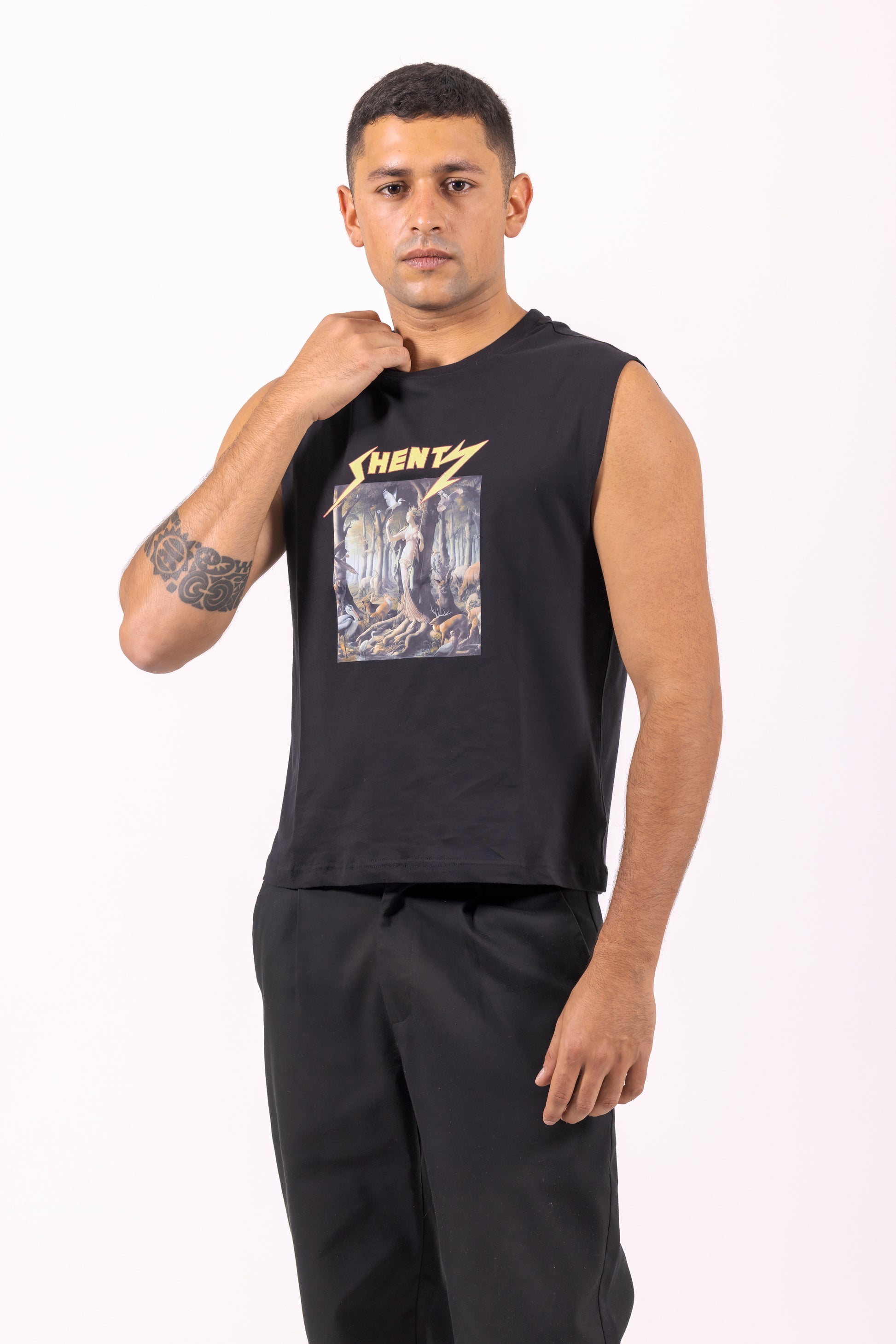 #8 T-shirt Organic senza maniche "The Venus & Herons"