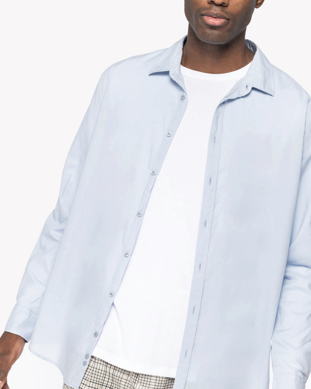Camisa de franela orgánica - Negro